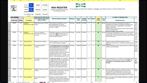 Iso 27001 Risk Register Template