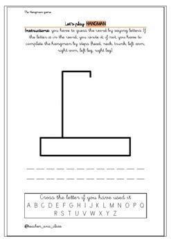 Hangman template by Ana RoMi | Teachers Pay Teachers