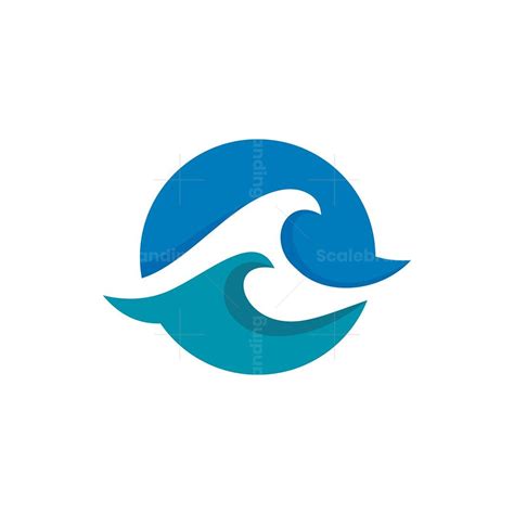 Blue Wave Logo | Waves logo, Blue waves, Logo design presentation