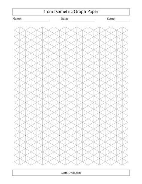 Isometric Grid Printable