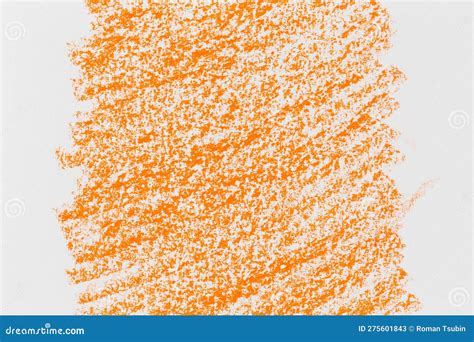 Orange Color Crayon Hand Drawing Texture Stock Image - Image of hand ...