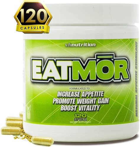 VH Nutrition Eatmor Appetite Stimulant - Natural Weight Gain Pills ...