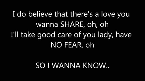 JOE - I WANNA KNOW **(LYRICS ON SCREEN)** - YouTube