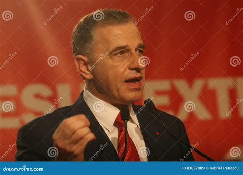 Mircea Geoana editorial stock image. Image of democratic - 83037089