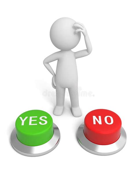 YES or NO button stock vector. Illustration of wrong - 156760441