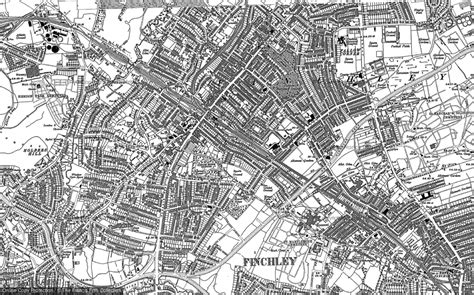 Old Maps of Finchley, Greater London - Francis Frith