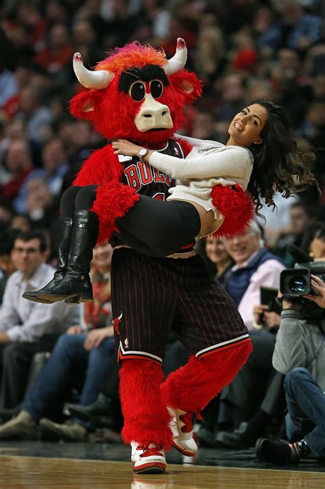 Bulls Mascot Steals This Guys Lady