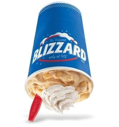 Dairy Queen Small Pumpkin Pie Blizzard Nutrition Facts