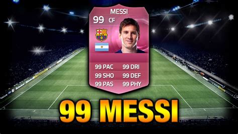 FIFA 15 - 99 RATED MESSI - YouTube