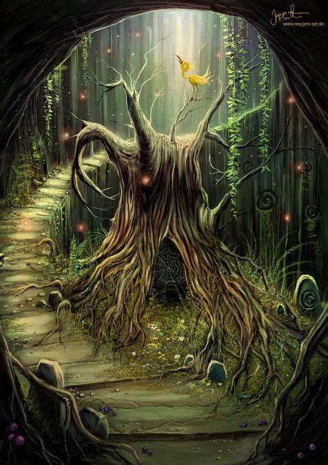 Hidden Garden | Ilustração digital, Fantasy artwork e Ilustração