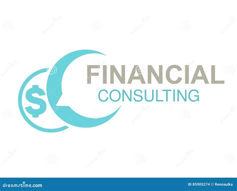 Brand for Financial Consulting Agency, Best Advice. Logo Design with Symbol of Speech Bubble and ...