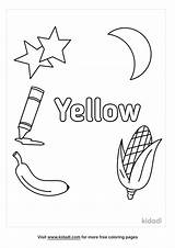 Yellow Coloring Pages sketch template