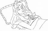 Sleeping Princess Aurora coloring Page  Download Print Or Color sketch template