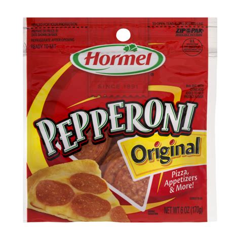 Hormel Pepperoni Original 6oz Bag | Garden Grocer