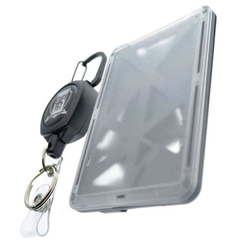 Specialist ID Heavy Duty Retractable Badge Reel with THREE Card Holder & Keyring | eBay