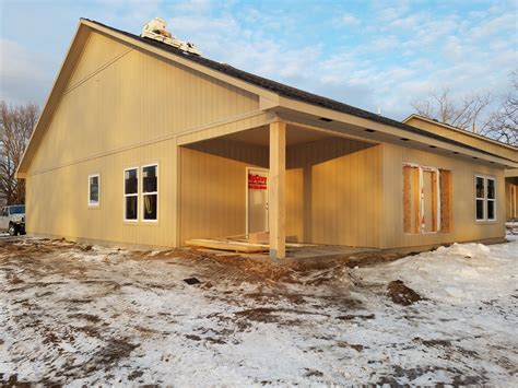 Framed Two 1,600 Square Foot Slab Homes - Oldham Buildings