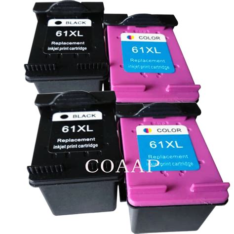 Aliexpress.com : Buy 4pk Replacement 61XL Ink Cartridges for HP Envy ...