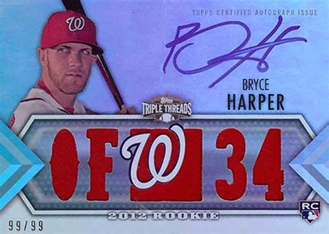 Bryce Harper Rookie Card Guide, Ranking the Most Valuable RCs