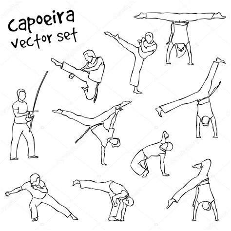 Capoeira Coloring Page Sketch Coloring Page