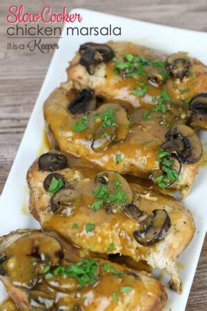 Delicious Slow Cooker Chicken Marsala | It Is a Keeper