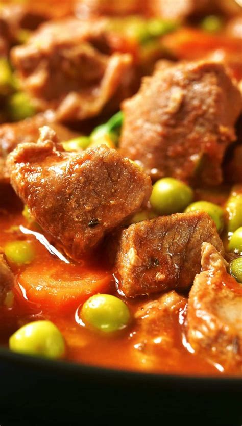 Slow Cooker Veal Stew with Wine | Recipe | Veal stew, Slow cooker stew ...