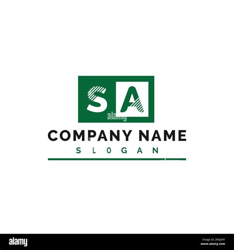 SA Logo Design. SA Letter Logo Vector Illustration - Vector Stock Vector Image & Art - Alamy