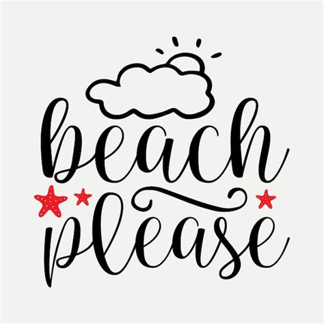 Premium Vector | Beach please