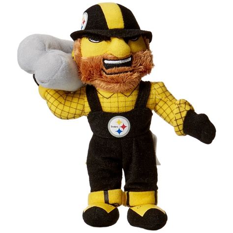 Pittsburgh Steelers NFL Steely McBeam 8" Plush Mascot | Steel City Collectibles