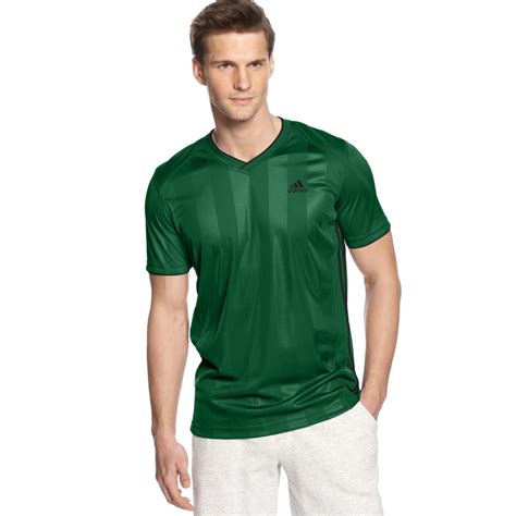 Adidas Soccer Shirt Vneck Soccer Jersey in Green for Men (Blast Emerald ...