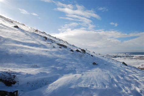 Mountains in the snow in iceland free image download