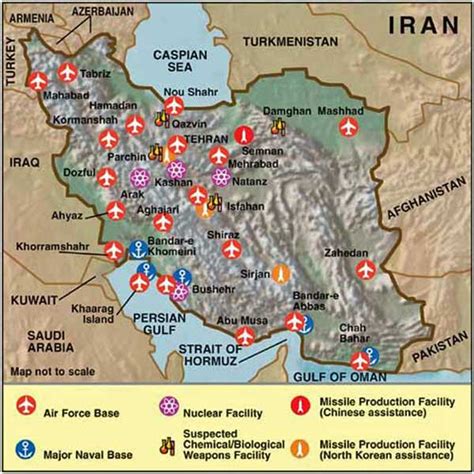 Iran Politics Club: Iran Provinces & Defense Maps 12: Air Bases, Radar ...