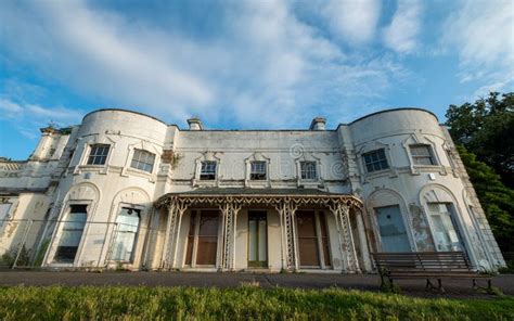 Unrenovated Building at Gunnersbury Park and Museum on the Gunnersbury Estate, London UK, Once ...