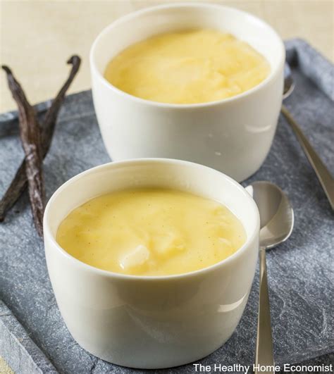 Traditional Egg Custard Pudding - The Healthy Home Economist