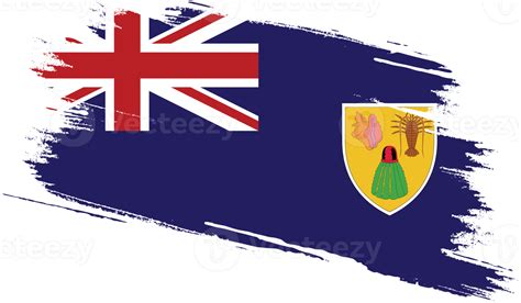 turks and caicos islands flag in grunge style 12024974 PNG