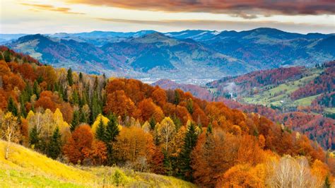 nature, Landscape, Trees, Forest, Hill, Mountain, Sky, Clouds, Colorful ...