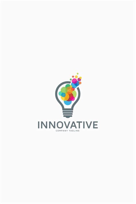 Innovative Idea Logo Template #64758 - TemplateMonster | Logo design creative, Logo design ...