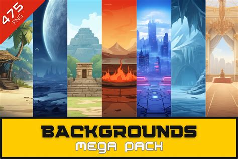 475 Backgrounds Mega Pack | 2D Environments | Unity Asset Store