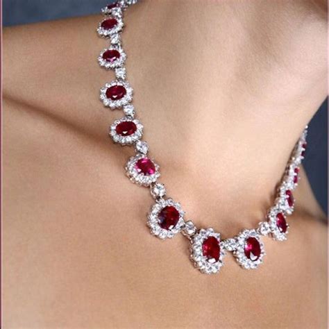 'Pretty Woman' ruby necklace #pinkdiamondnecklace | Pink diamond ...