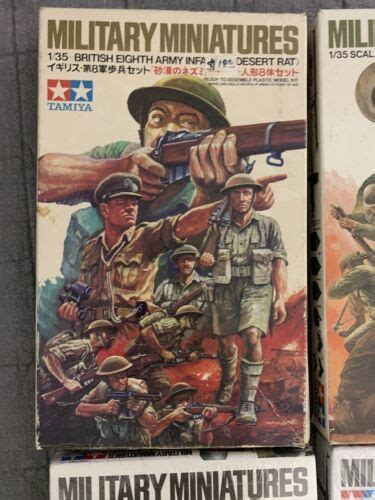 Military Miniatures 1/35 Scale Tamiya Lot WWII Soldiers Figures | #4585747489