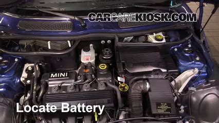 Battery Replacement: 2005 Mini Cooper 1.6L 4 Cyl. Coupe