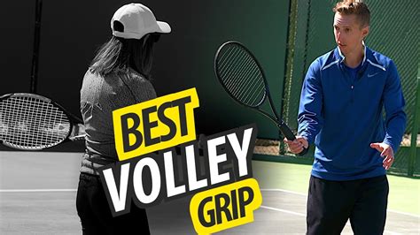 BEST Volley Grip | Tennis Lesson - YouTube