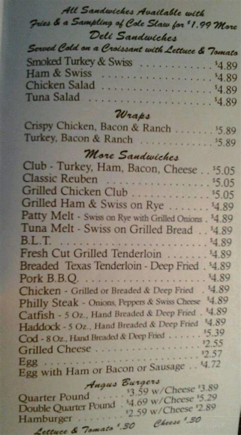 Menu of Eaton Place Restaurant in Eaton, OH 45320