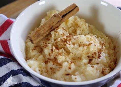 Creamy Slow Cooker Rice Pudding - Slow Cooking Perfected