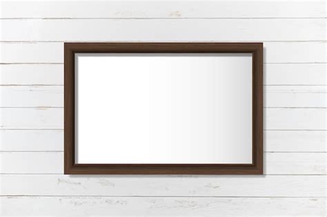 Quadro em branco simples na parede | Vetor Grátis