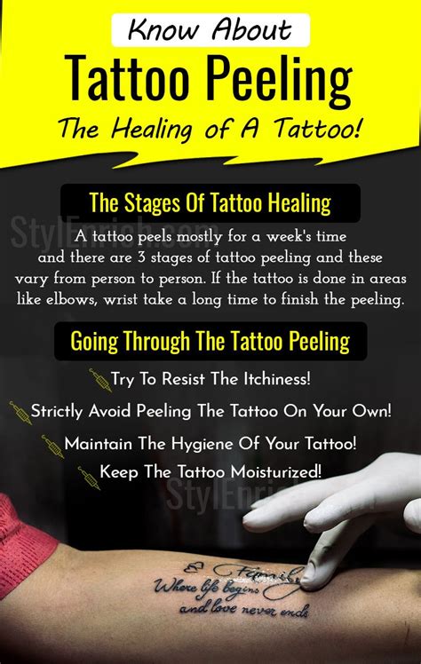 Tattoo Peeling And The Healing Of A Tattoo That You Must Know!