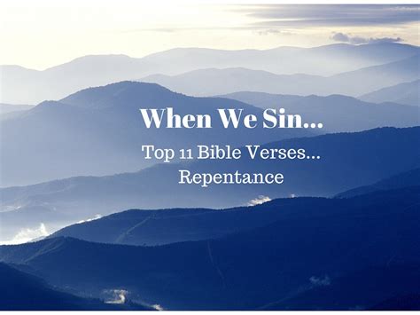 Top 11 Bible Verses-Repentance - Everyday Servant