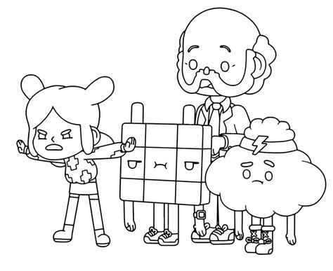 Characters from Toca Boca coloring page - Download, Print or Color Online for Free