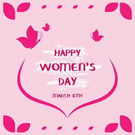 2023 International Women's Day 8th march vector illustration. Happy ...