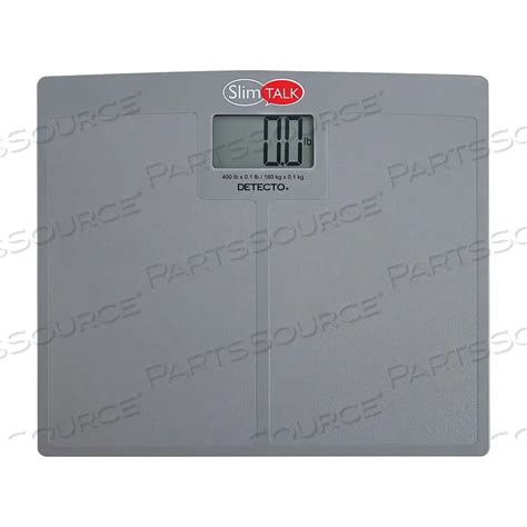 SLIMTALK Detecto Scale / Cardinal Scale TALKING SCALE, 400 LB X 0.1 LB ...