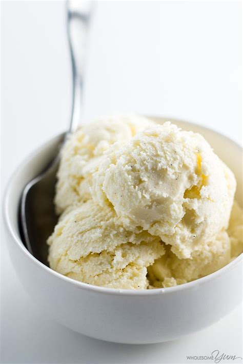 The Best Low Carb Keto Ice Cream Recipe (4 Ingredients) | Wholesome Yum